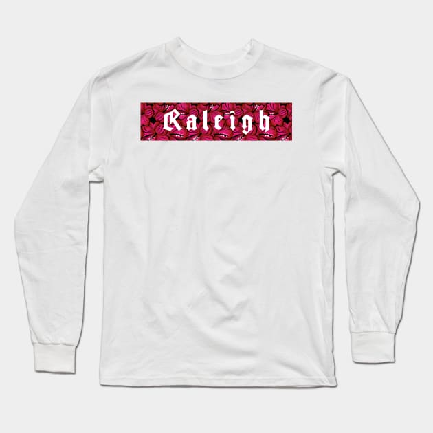 Raleigh Flower Long Sleeve T-Shirt by Americansports